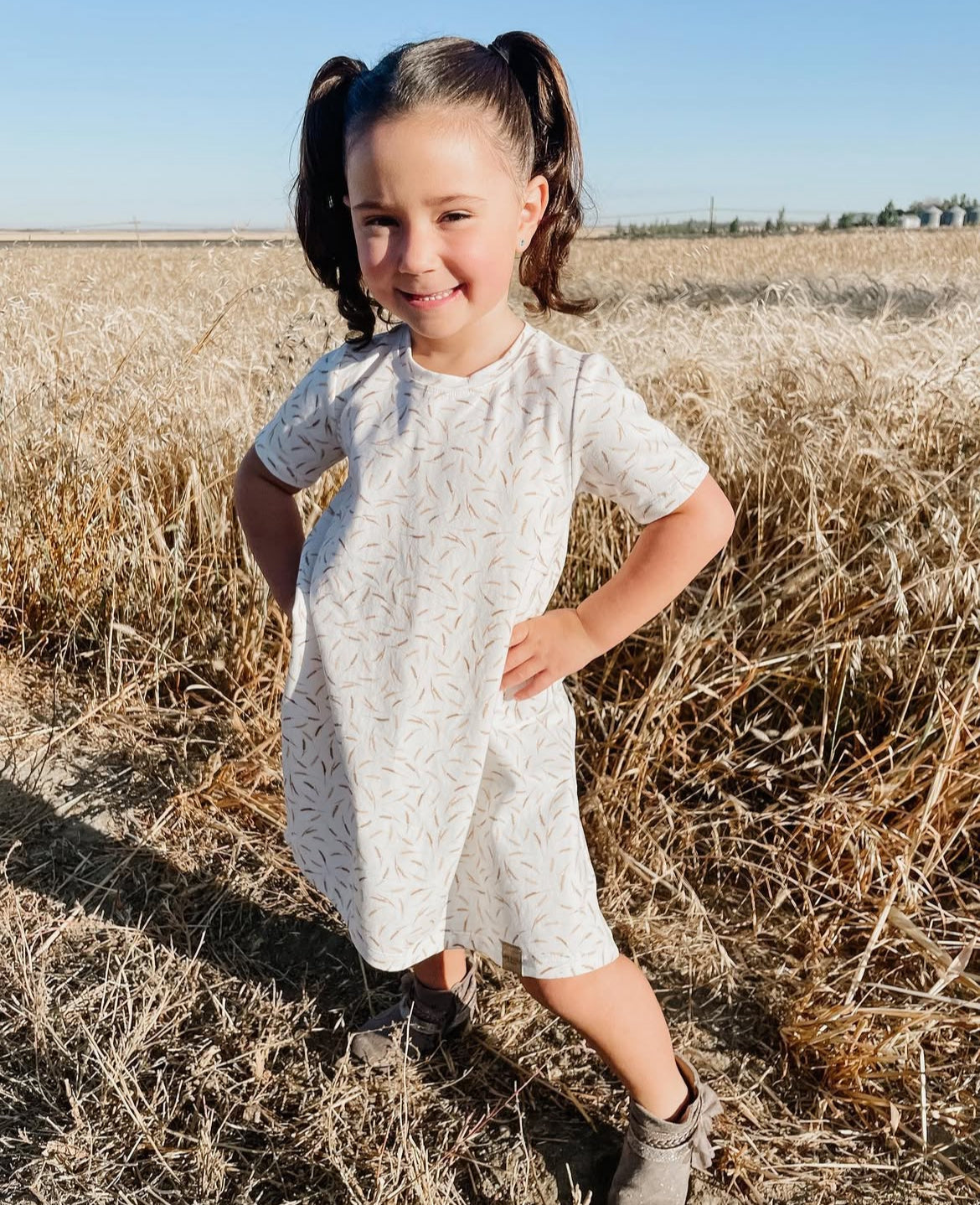 Wheat T-shirt Dress