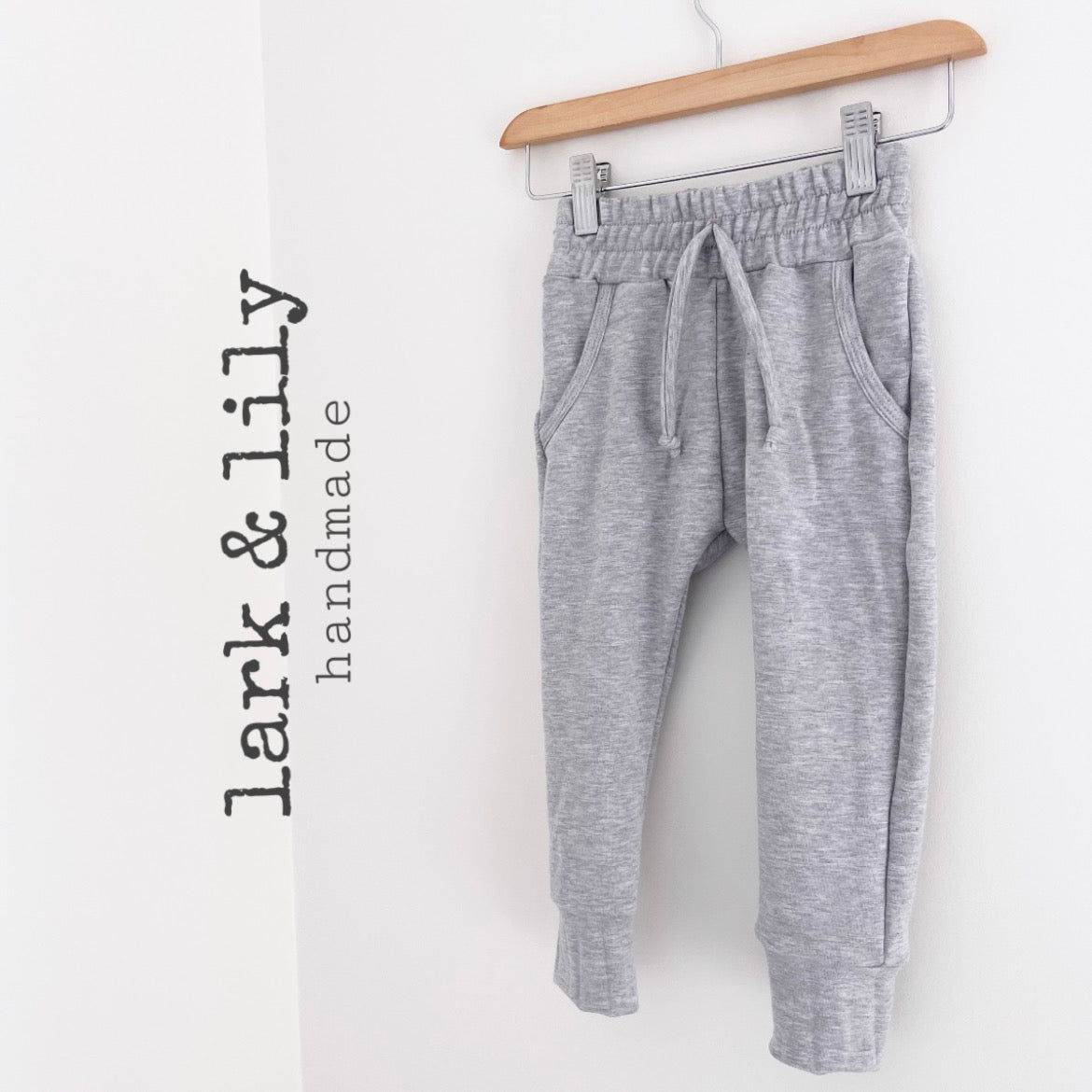 Light Heather Grey Classic Joggers