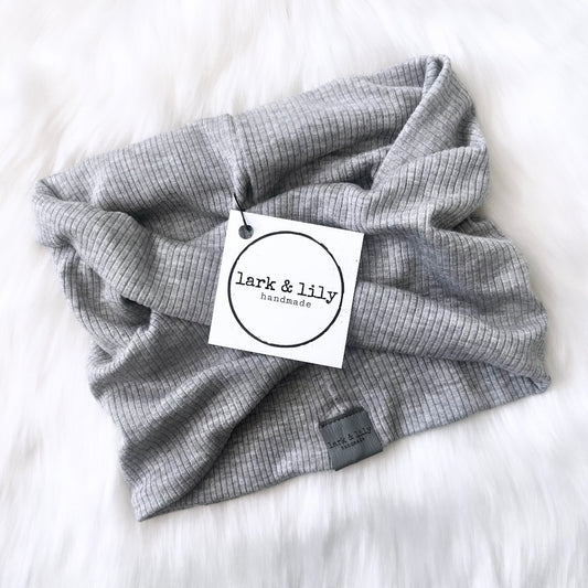 Light Grey Twisted Headwarmer