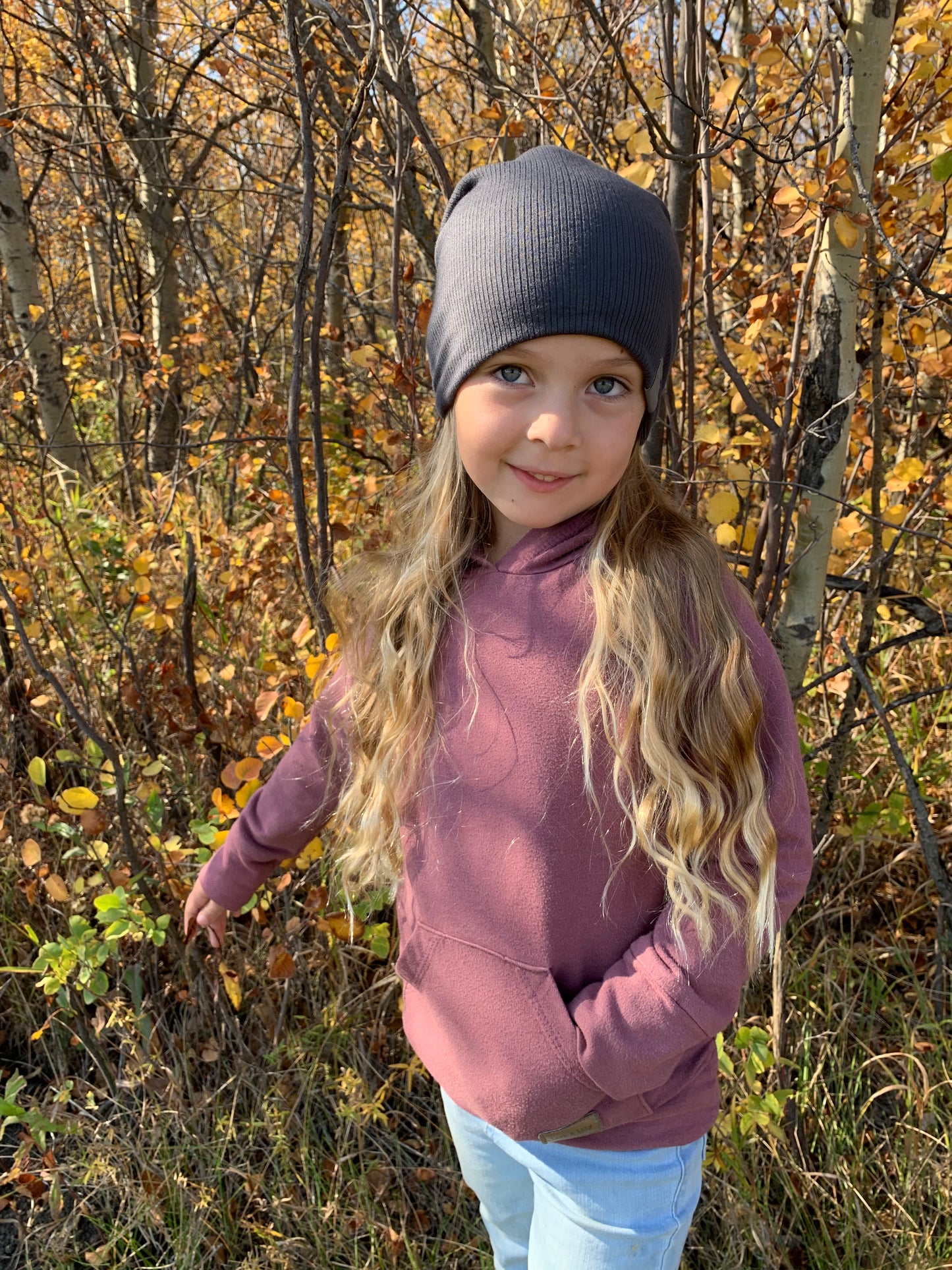 Charcoal Slouch Beanie