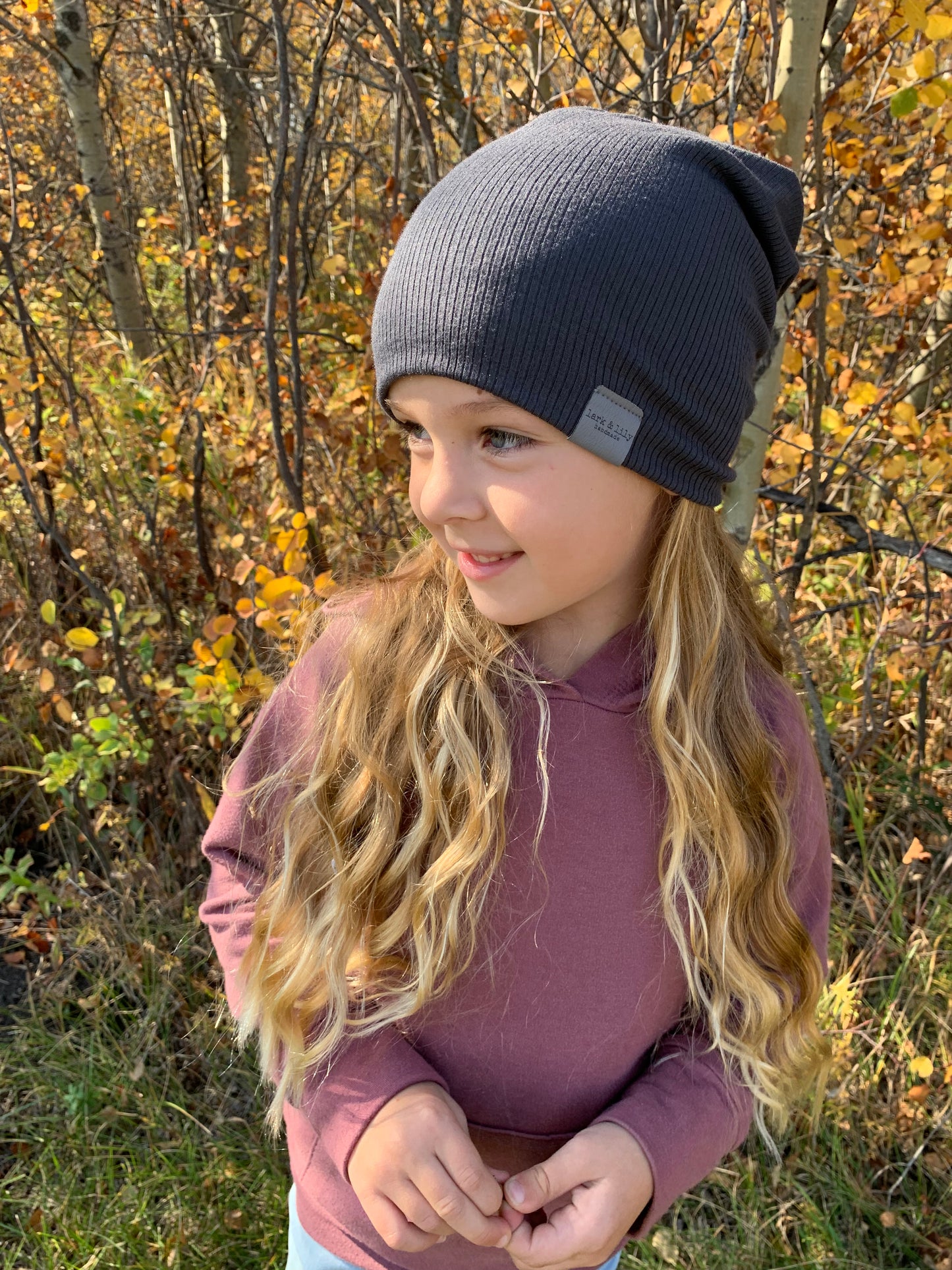 Charcoal Slouch Beanie