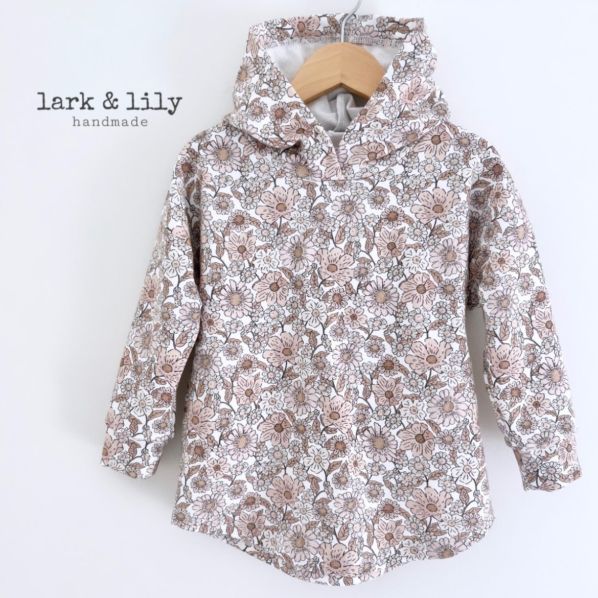 Blush Floral Hoodie