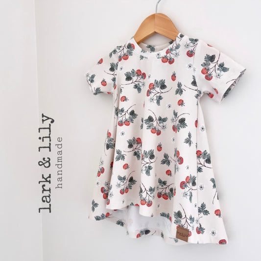 Strawberry T-shirt Dress
