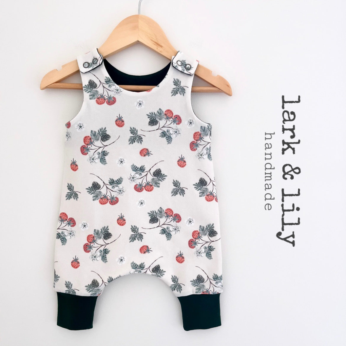 Strawberry Harem Romper