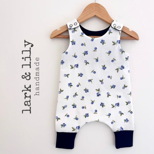 Blueberry Harem Romper